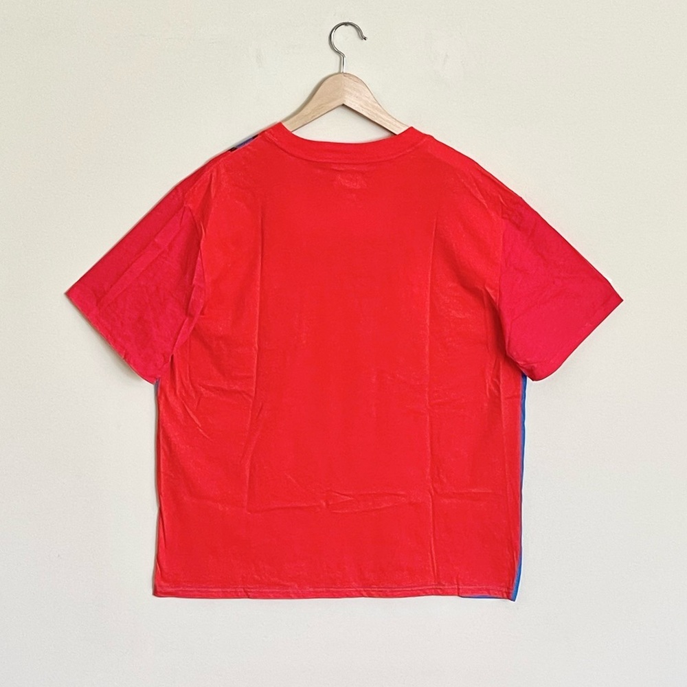 NEW Super Mario Bros Overall Red Blue Costume Graphic T Shirt Adult size 2XL - Picture 7 of 9